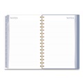 Notebooks & Pads | AT-A-GLANCE LB40200 8.5 in. x 5.5 in. 13-Month (Jan-Jan 2026) Weekly/Monthly Calista Floral Planners - Blue/Purple/Green Cover image number 5