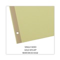 Dividers & Tabs | Universal UNV20821 Deluxe Preprinted Simulated Leather A-to-Z Tab Dividers with Gold Printing - Buff (1 Set) image number 4