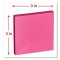 Sticky Notes & Post it | Universal UNV35612 100 Sheet 3 in. x 3 in. Self-Stick Note Pads - Assorted Neon Colors (12/Pack) image number 5