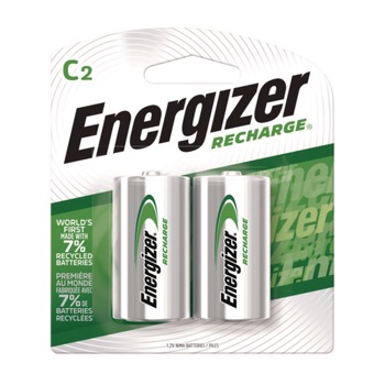 Energizer NH35BP-2 1.2V NiMH Rechargeable C Batteries (2/Pack)