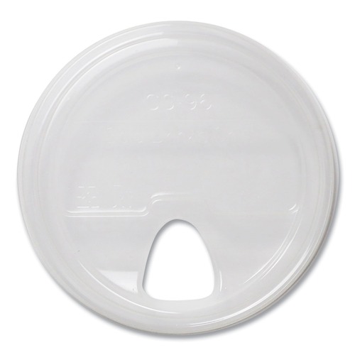 Cups and Lids | World Centric CPL-CS-12NS Plastic PLA Clear Cold Cup Lids Fits 9 oz to 24 oz Cold Cups - Clear (1000/Carton) image number 0