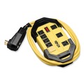 Surge Protectors | Tripp Lite TLM812GF Protect It! 8-Outlet Safety Power Strip with GFCI Plug and 12 ft. Cord - Yellow/Black image number 1