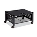 Office Desks & Workstations | Vertiflex VF52009 21.5 in. x 17.88 in. x 11.5 in. 90 lbs. Capacity 2 Shelves Metal Underdesk Machine Stand - Black image number 1