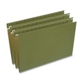Report Covers & Pocket Folders | Universal UNV34111 1/5-Cut Tabs Legal Size Hanging File Folders - Standard Green (50/Carton) image number 0