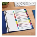 Dividers & Tabs | Avery 11843 1 - 12 Tab 11 in. x 8.5 in. Customizable TOC Ready Index Divider Set - Multicolor (1 Set) image number 3