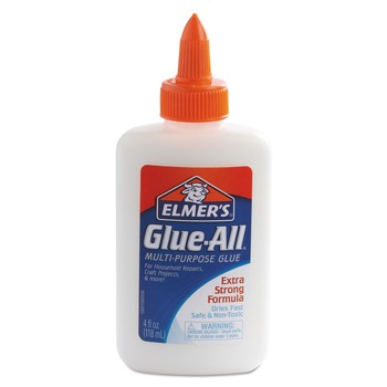 Elmer's E1322 4 oz. Glue-All White Glue - Dries Clear