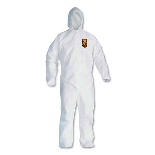 Safety & First Aid | Ansell 49116 A20 Breathable Particle Protection Coveralls with Zip Closure - Triple Extra Large, White (20/Carton) image number 0