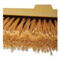Brooms | Boardwalk BWK932ACT Plastic Bristle Angler Brooms with 53 in. Wood Handle - Yellow (12/Carton) image number 1