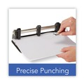 Just Launched | Swingline A7074400F Heavy-Duty 40-Sheet Lever Action 2-To-7 11/32 in. Hole Punch - Black/Woodgrain image number 2