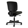 Just Launched | HON H5701.SB11.T Volt Series 250 lbs. Capacity 18 in. to 22.25 in. Seat Height Leather Task Chair - Black image number 7