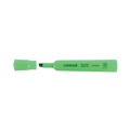 Highlighters | Universal UNV08862 Chisel Tip Fluorescent Green Ink Green Barrel Desk Highlighters (1 Dozen) image number 2