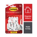 Wall Racks & Hooks | Command 17067-9ES 0.5 lbs. Capacity Small Metal General Purpose Wire Hooks - White (9/Pack) image number 3