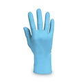 Disposable Gloves | Ansell 54189 4 mil Thick 9.5 in. Long Powder-Free G10 Comfort Plus Blue Nitrile Gloves - Extra Large, Light Blue (100/Box) image number 2