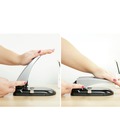 Staple Punches | PaperPro 2340 40-Sheet EZ Squeeze 2-Hole Punch - Black/Silver image number 4