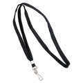 Label & Badge Holders | Advantus 75424 36 in. Long Metal J-Hook Fastener Deluxe Lanyards - Black (24/Box) image number 3