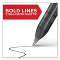 Pens | Sharpie Roller 2101304 Medium 0.7 mm Professional Design Rollerball Stick Pen - Red Ink, Black/Red Barrel (1-Dozen) image number 2