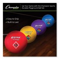 Breakroom Supplies | Champion Sports UPGSET1 Multi-Size Playground Ball Set - Multi-Color (14/Set) image number 4