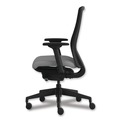 Office Chairs | HON HONNR12SAMC22BT Nucleus Series 16.63 to 21.13 Seat Height Recharge Task Chair - Frost Seat, Black Back, Black Base image number 1