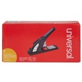 Staplers | Universal UNV43048 Heavy-Duty 200 Sheet Capacity Stapler - Black/Graphite/Red image number 1