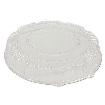 FOOD TRAYS CONTAINERS LIDS | WNA WNA A18PETDM 18 in. Diameter x 2.75 in. Caterline Plastic Dome Lids - Clear (25/Carton)