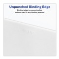 Dividers & Tabs | Avery 01067 10-Tab 67 11 in. x 8.5 in. Preprinted Legal Exhibit Side Tab Index Dividers - White (25/Pack) image number 2