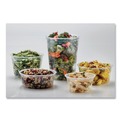 Food Trays, Containers, and Lids | Fabri-Kal 000000000009505103 4.6 in. x 4.1 in. 24 oz. Microwavable Plastic Deli Containers - Clear (500/Carton) image number 3