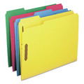 File Folders | Smead 11975 0.75 in. Expansion 2 Fasteners Letter Size Top Tab Colored Fastener Folders - Assorted Colors (50/Box) image number 1