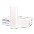 Trash Bags | Inteplast Group SLW4046SPNS 40 in. x 46 in. 45-Gallon 1.15 mil. Interleaved Roll Institutional Low-Density Can Liners - Natural (5-Rolls/Carton) image number 0