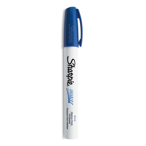 Permanent Markers | Sharpie 35551 Permanent Paint Marker - Medium Bullet Tip/Blue image number 0