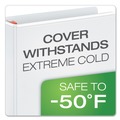 Binders | Cardinal 26310 Xtralife ClearVue 3 Rings 1-1/2 in. Cap 11 in. x 8-1/2 in. Non-Stick Locking Slant-D Ring Binder - White image number 2