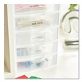 Labels | Brother P-Touch TZE141 TZe 0.7 in. x 26.2 ft. Standard Adhesive Laminated Labeling Tape - Black on Clear image number 5