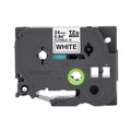 Labels | Brother P-Touch TZEFX251 0.94 in. x 26.2 ft. TZe Flexible Tape Cartridge for P-Touch Labelers - Black on White image number 0