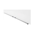 White Boards | Universal UNV43203 Frameless 48 in. x 36 in. Magnetic Glass Marker Board - White image number 4