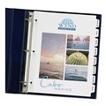 Dividers & Tabs | Avery 11554 Print-On 11 in. x 8.5 in. 8-Tab 3-Hole Customizable Punched Dividers - White (200/Pack) image number 1