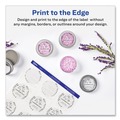 Back to School Sale | Avery 22825 2 in. Diameter Print-to-the Edge Labels with Sure Feed and Easy Peel - Round Glossy Clear (120/Pack) image number 2