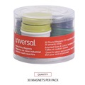 Office Accessories | Universal UNV31251 High-Intensity Circle Magnets - Assorted (30/Pack) image number 10