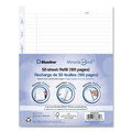 Notebooks & Pads | Blueline AFR9050R 9.25 in. x 7.25 in. MiracleBind Undated Ruled Paper Refill Sheets for all MiracleBind Notebooks and Planners - White/Blue Sheets image number 0