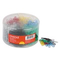 Paper Clips | Universal UNV21000 Plastic-Coated Paper Clips - Small No.1 Assorted Colors (1000/Pack) image number 0