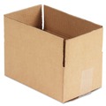 Mailing Boxes & Tubes | Universal UFS1064 6 in. x 10 in. x 4 in. Fixed-Depth Corrugated Regular Slotted Container Shipping Boxes - Brown Kraft (1-Bundle) image number 0