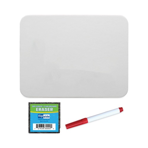 White Boards | Flipside 31003 12 in. x 9 in. Dry Erase Board Set - White Surface (12/Pack) image number 0