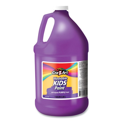 Arts & Crafts Supplies | Cra-Z-Art 760022 1 Gallon Washable Kids Paint Bottle - Purple image number 0