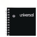 Notebooks & Pads | Universal UNV66620 10.5 in. x 8 in. 1-Subject Wide/Legal Rule Wirebound Notebook - Black Cover image number 3