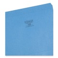 Just Launched | Smead 12010 Colored File Folders with Reinforced 1/3-Cut Top Straight Tabs - Letter, Blue (100/Box) image number 2