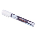 Back to School Sale | Deflecto SMA510-V4-WT Wet Erase Markers with Medium Chisel Tip - White (4/Pack) image number 6
