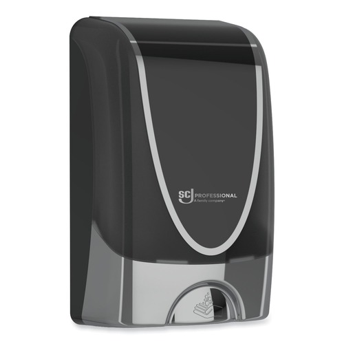 Soap Dispensers | SC Johnson TF2CHR TouchFREE 1.2 L 6.7 in. x 4 in. x 10.9 in. Ultra Dispenser - Black/Chrome (8/Carton) image number 0