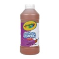 Acrylic & Tempera Paint | Crayola 543115007 Artista II 16 oz Washable Tempera Paint - Brown image number 0