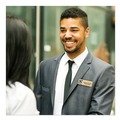 Label & Badge Holders | Avery 71207 The Mighty Badge 3 in. x 1 in. Horizontal Name Badge Holder Kit - Gold (50/Pack) image number 1