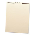 File Folders | Smead 35511 2 in. Capacity 1-Fastener File Backs - Letter Size/Manila (100/Box) image number 0