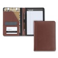 Notebooks & Pads | Samsill 71736 6.25 in. x 8.75 in. Open Style Contrast Stitch Leather Padfolio - Brown image number 1