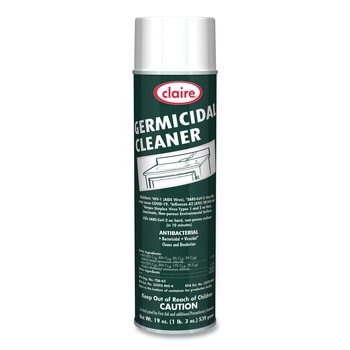 Claire CL873 19 oz. Aerosol Spray Germicidal Cleaner - Floral Scent
